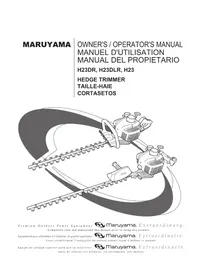 Notice Maruyama H23DR Taille-haies