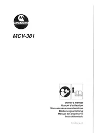 Notice Maruyama MCV381 Scie