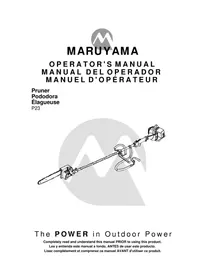 Notice Maruyama P23 Scie