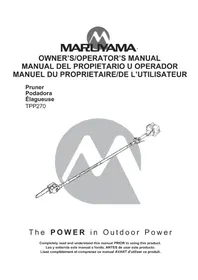 Notice Maruyama TPP270 Scie