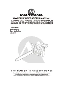 Notice Maruyama MCV31R Scie