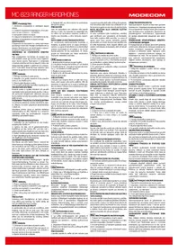 Notice ModeCom MC-823 RANGER Ecouteur