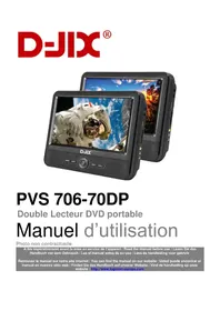 Notice D-JIX PVS 706-70DP Lecteur dvd