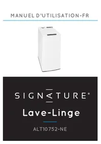 Notice SIGNATURE ALT10752 Machine à laver