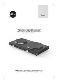 Notice Eldom MASTER DUO PG22 Cuisinière