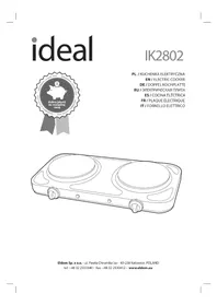 Notice Eldom IDEAL IK2802 Cuisinière