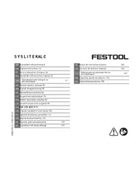 Notice FESTOOL SYSLITE KAL C Lampe