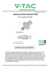Notice V-TAC VT-5007 Maison intelligente