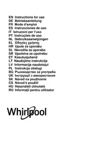 Notice WHIRLPOOL WHVP 62F LT W Hotte
