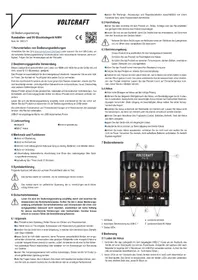 Notice VOLTCRAFT P4-9 Chargeur de piles