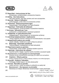 Notice Cruz STEMA 2 Porte-vélo