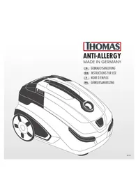Notice THOMAS AQUA+ ANTI ALLERGY 1600 Aspirateur