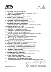 Notice Cruz LIGHTBOARD 7 PINS EUR Porte-vélo