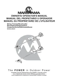 Notice Maruyama B420 Coupe-herbe