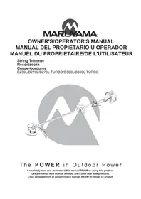 Notice Maruyama B300L Coupe-herbe