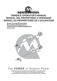 Notice Maruyama B420L Coupe-herbe