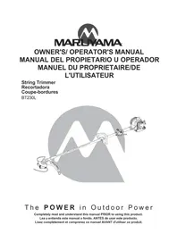 Notice Maruyama BT230L Coupe-herbe