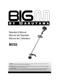Notice Maruyama M23S Coupe-herbe