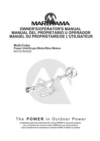 Notice Maruyama M30QC Trancheuse