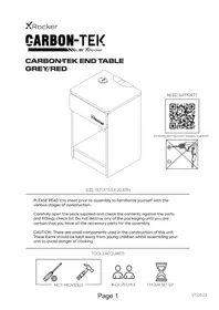 Notice X Rocker CARBON-TEK END Non catégorisé