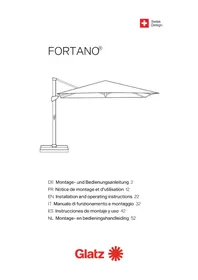 Notice Glatz FORTANO Parasol