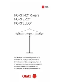 Notice Glatz FORTERO Parasol