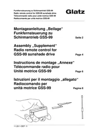 Notice Glatz GSS-99 Parasol