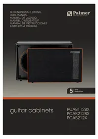 Notice Palmer CAB 212 X GBK Ampli guitare