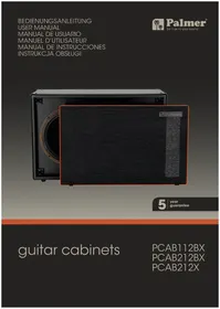 Notice Palmer CAB 112 BX GBK Ampli guitare