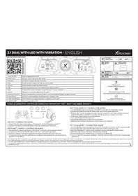 Notice X Rocker CXR3 LED Chaise de jeux