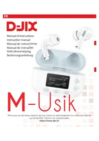 Notice D-JIX M-USIK Lecteur mp3