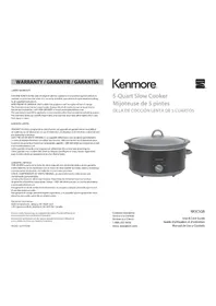 Notice KENMORE KKSC5QB Mijoteuse