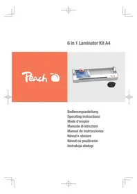 Notice Peach PBP350 Machine à laminer