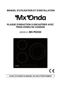 Notice Mx Onda MX-PI2230 Cuisinière
