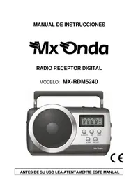 Notice Mx Onda MX-RDM5240 Radio