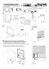 Notice Beghelli 43013 Projecteur