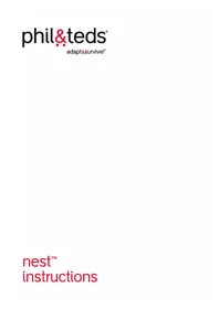 Notice Phil & Teds NEST 2 Lit-bébé