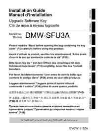 Notice PANASONIC DMW-SFU3A Licence de logiciel & extension