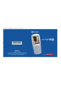 Notice SAGEM MYV-65 Téléphone mobile
