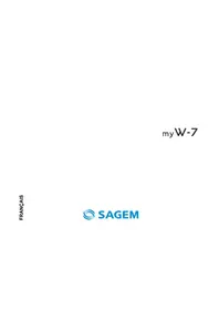 Notice SAGEM MYW-7 Téléphone mobile