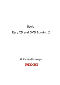 Notice Roxio EASY CD AND DVD BURNING 2 Non catégorisé