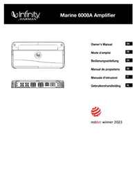 Notice INFINITY MARINE M6008A Recepteur