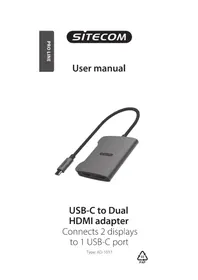 Notice SITECOM CA-1017 Convertisseur audio/vidéo