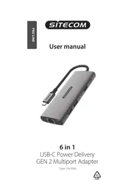 Notice SITECOM CN-5506 USB hub