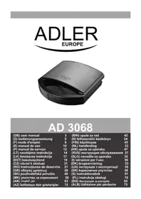 Notice ADLER AD 3068 Table de repassage