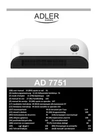 Notice ADLER AD 7751 Chauffage