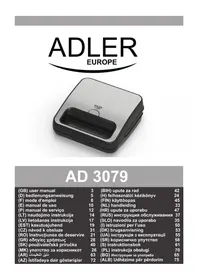 Notice ADLER AD 3079 Grille-pain