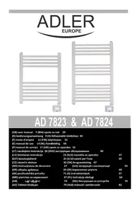 Notice ADLER AD 7823 Chauffage