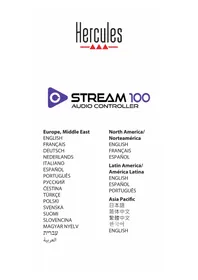Notice HERCULES STREAM 100 Contrôleur