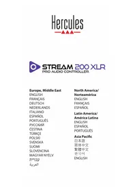 Notice HERCULES STREAM 200 XLR Contrôleur